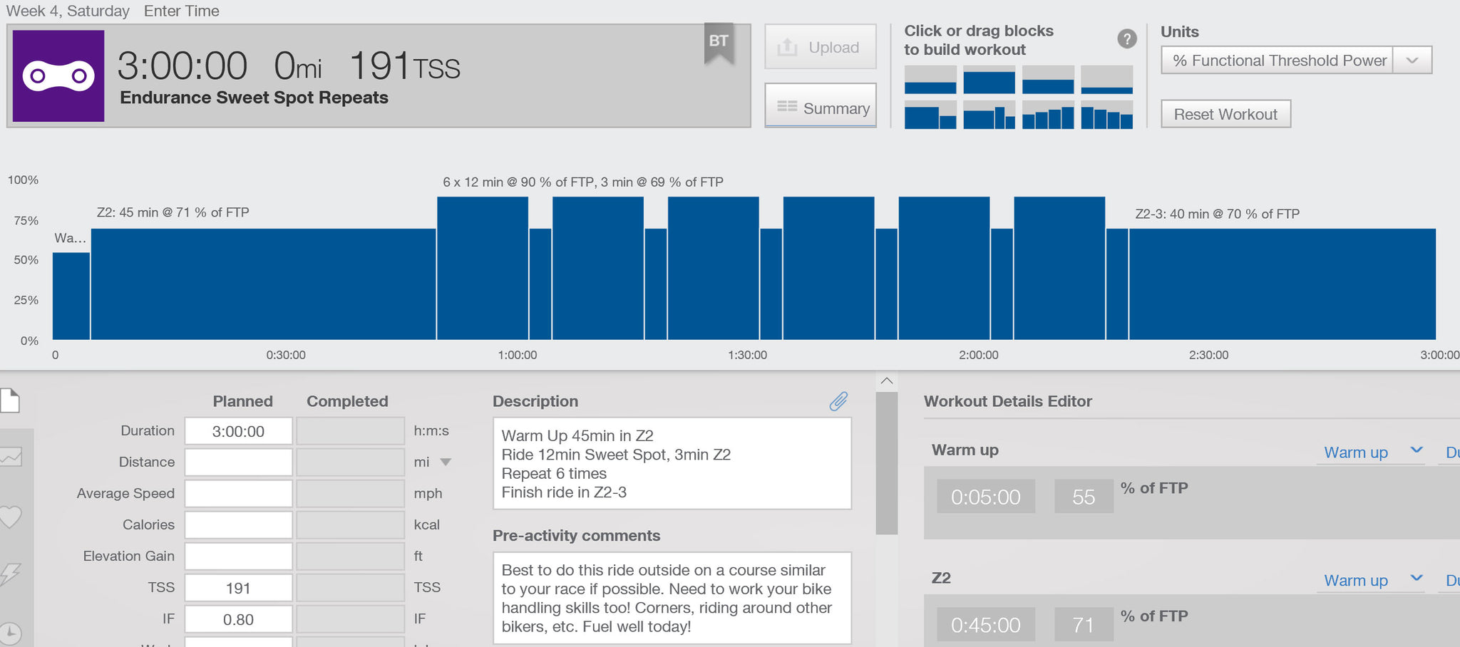 6 weeks to full flat ironman trainingpeaks triathlon