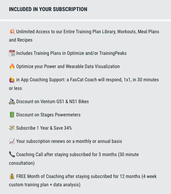 BWR California 12 Week Training Plan