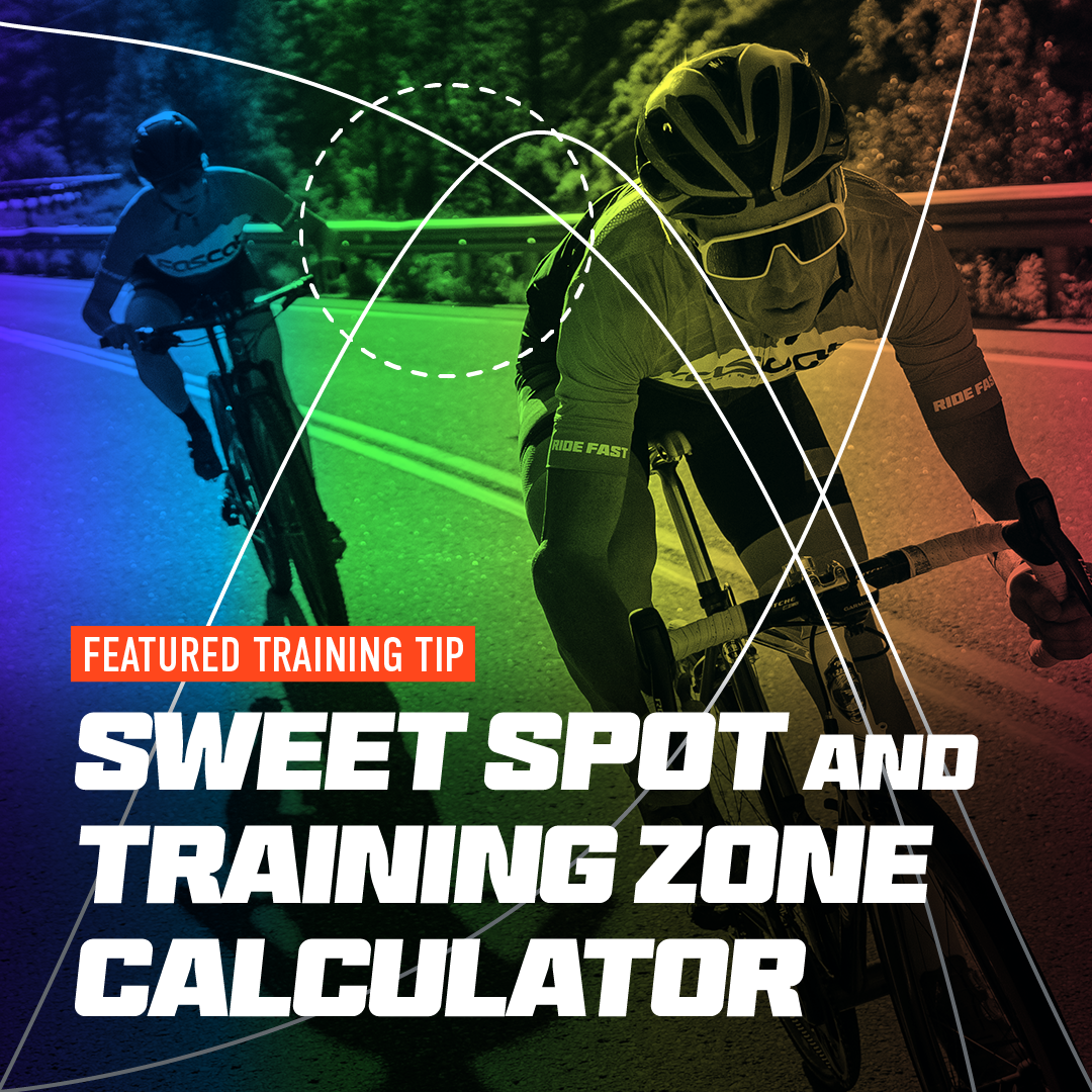 sweet spot and cycling training zones calculator